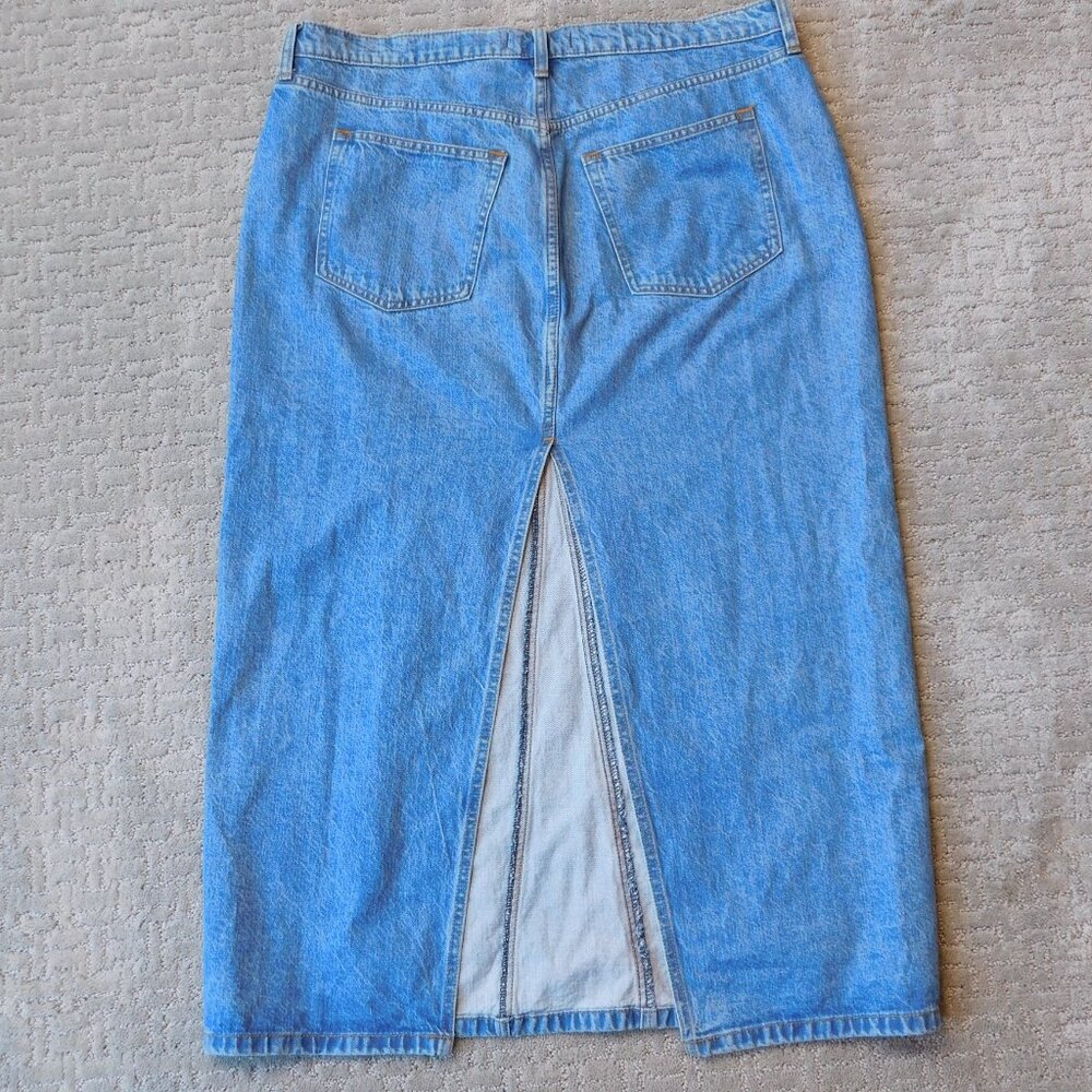 Abercrombie & Fitch Blue Maxi Skirt - Picture 4 of 7